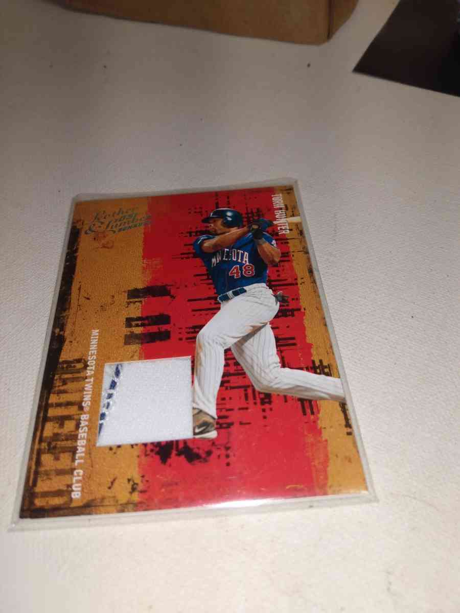 1985 relic leather and lumber Tori Hunter