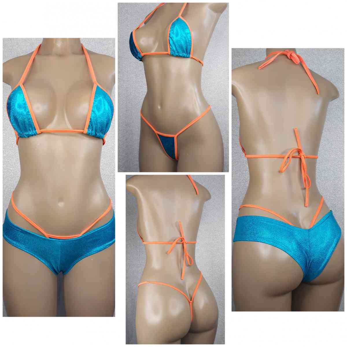 Gorgeous  Shimmer  Custom Bikini Set