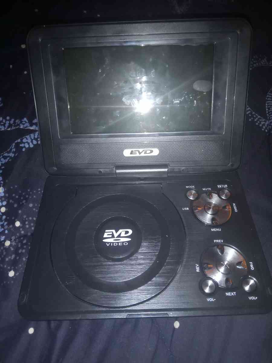 A portable dvd and cd player