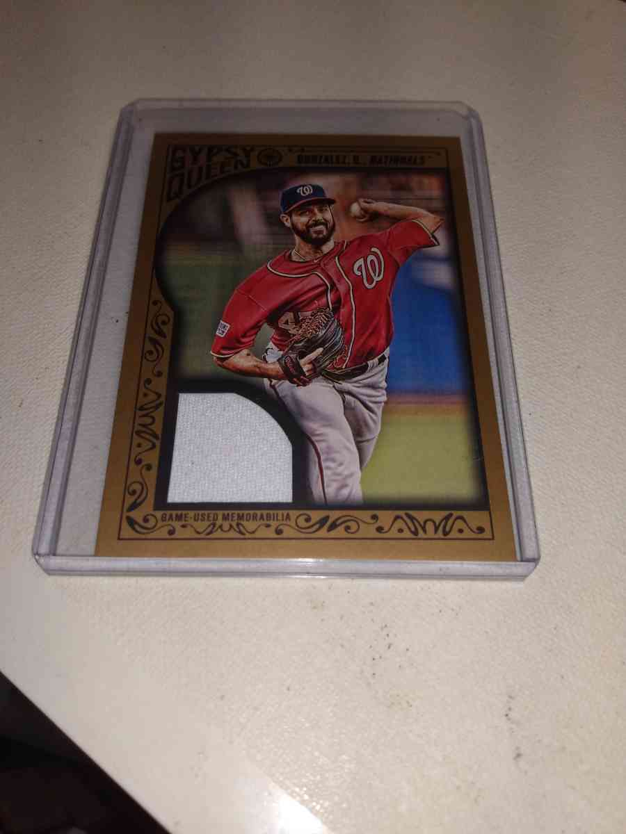2010 Gypsy Queen gio Gonzalez relic