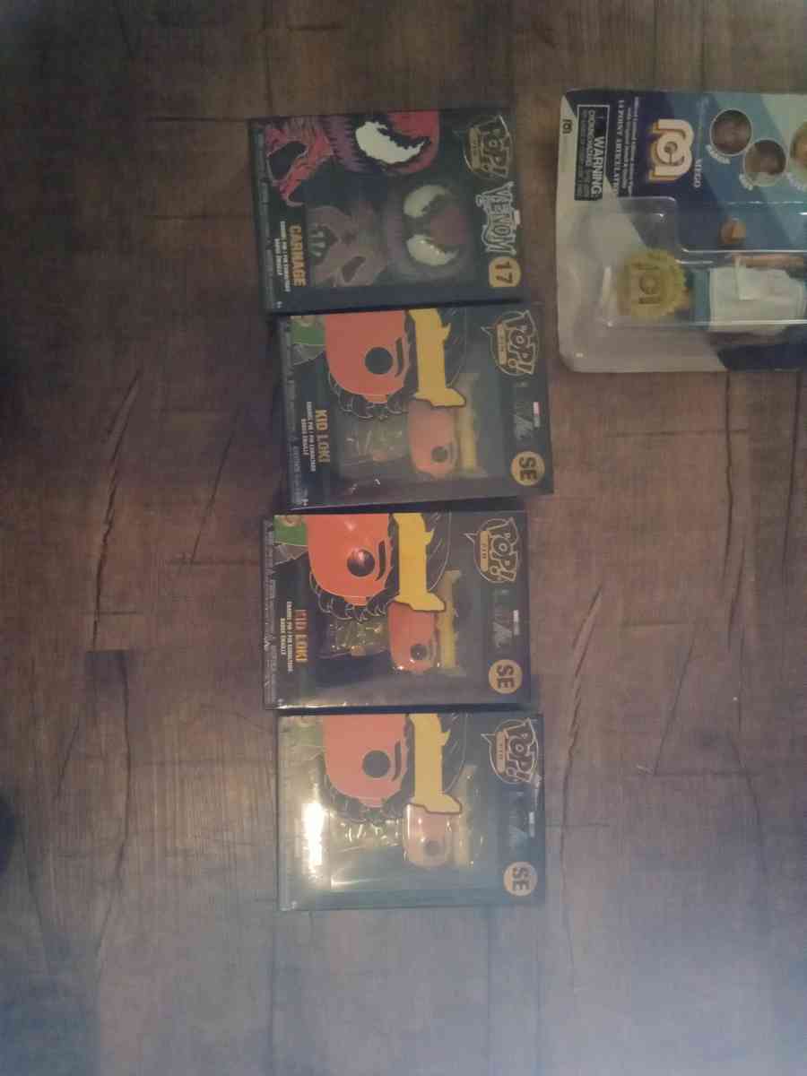 kid Loki and venom pin pop pin