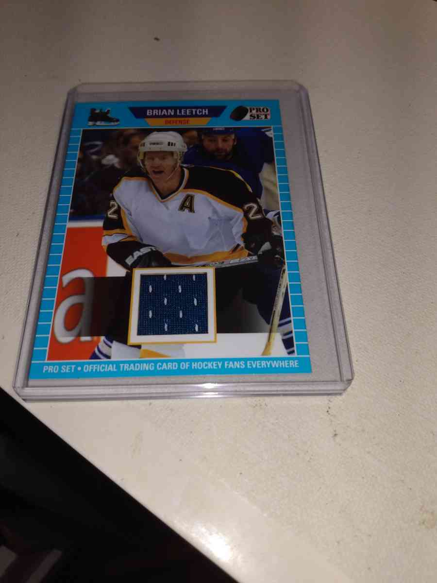 2021 Brian Leach relic card pro set