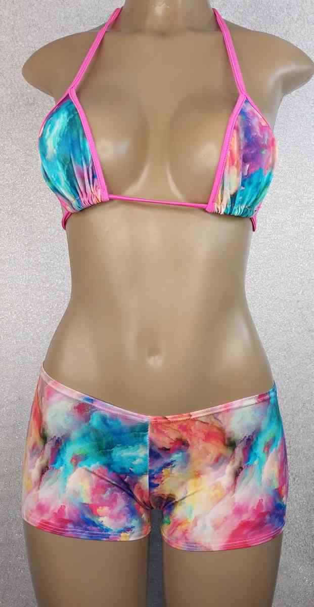 Tie Dye Custom Made Bikini Set