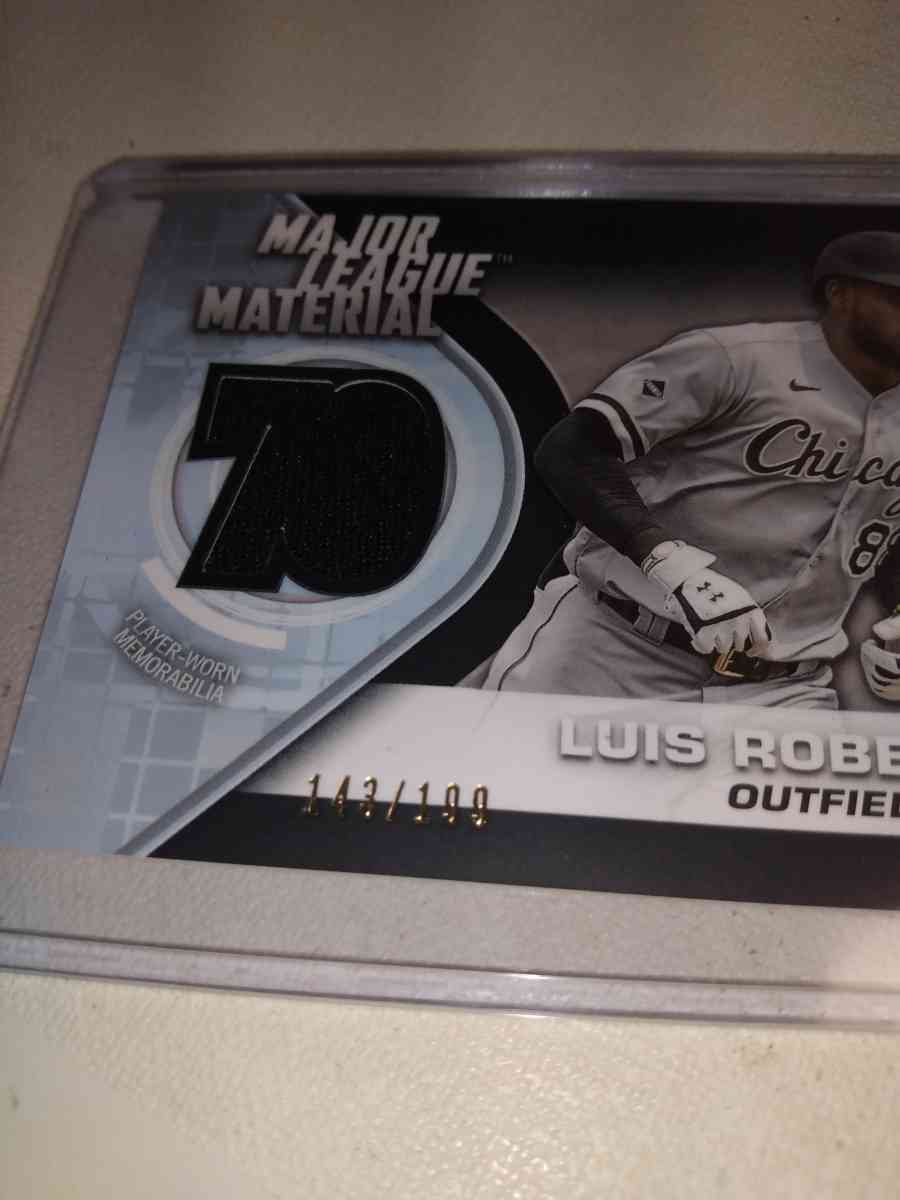2021 Topps Luis Robert relic