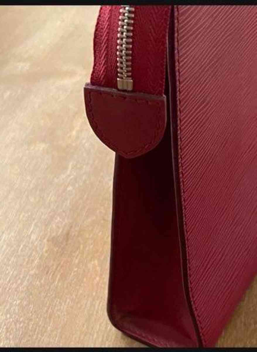 Louis Vuitton Epi Toiletries pouch red