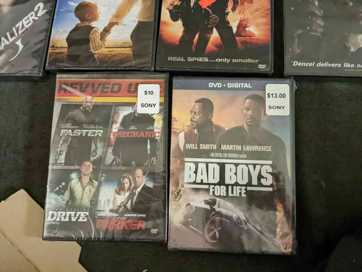 DVDs for sale