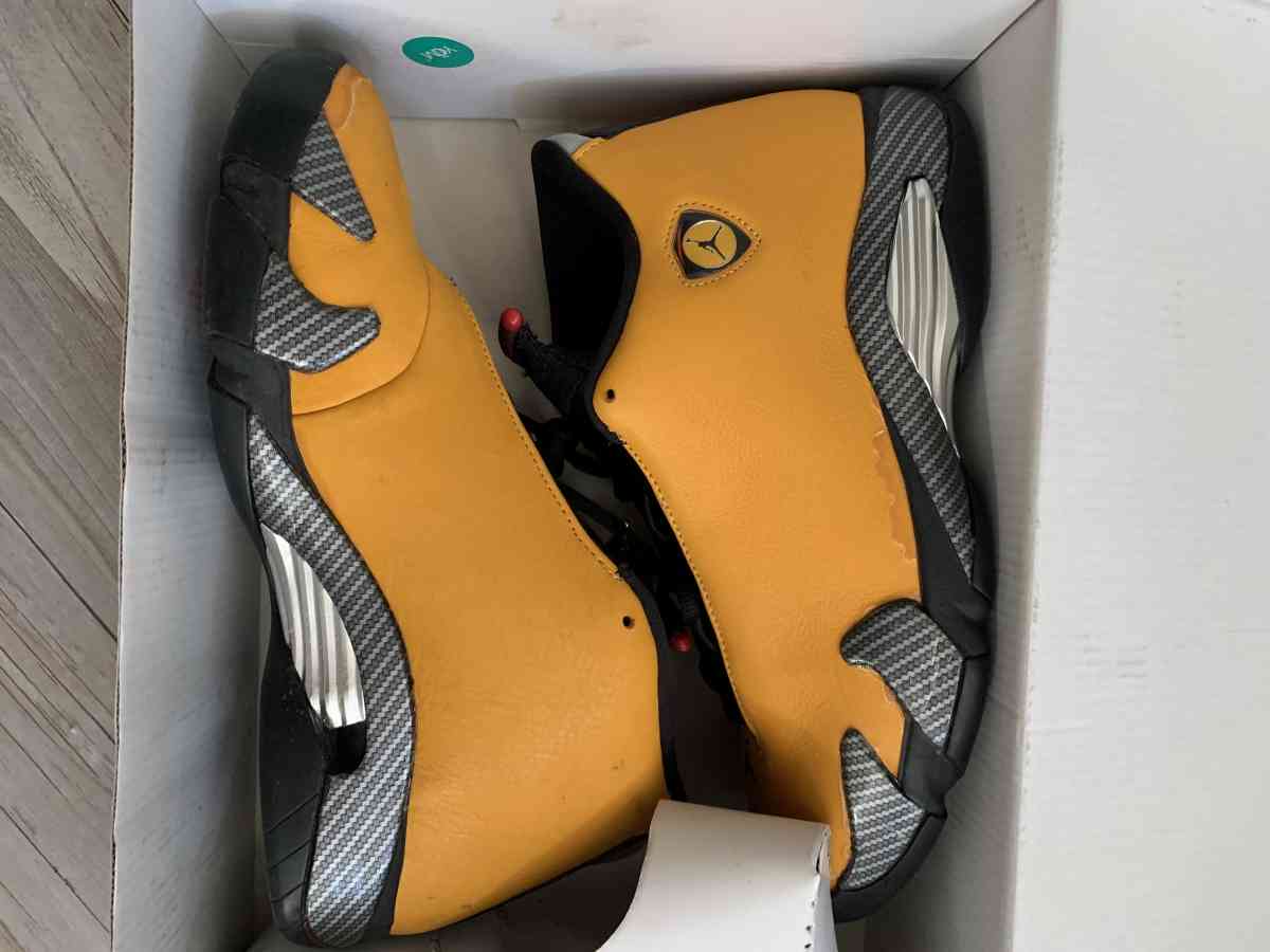 Jordan 14s Ferrari yellow