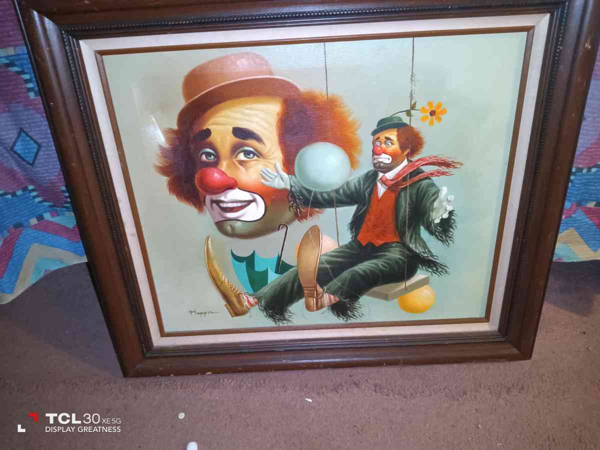 clown painting