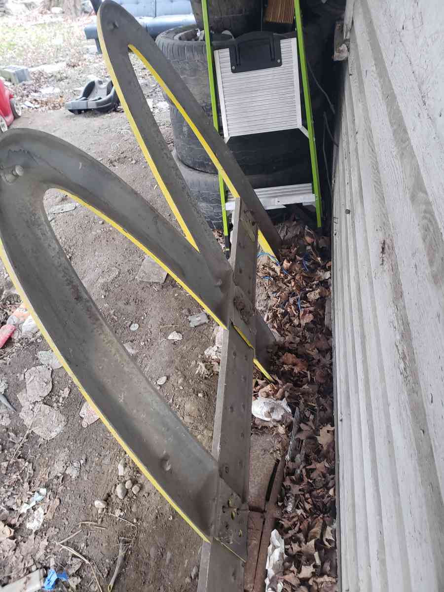 aluminum collectable antique  mc donalds sign