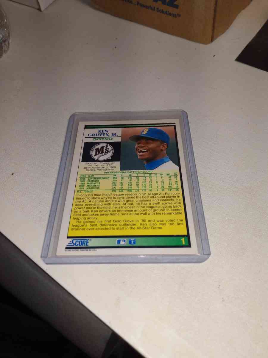 1992 score Ken Griffey Jr