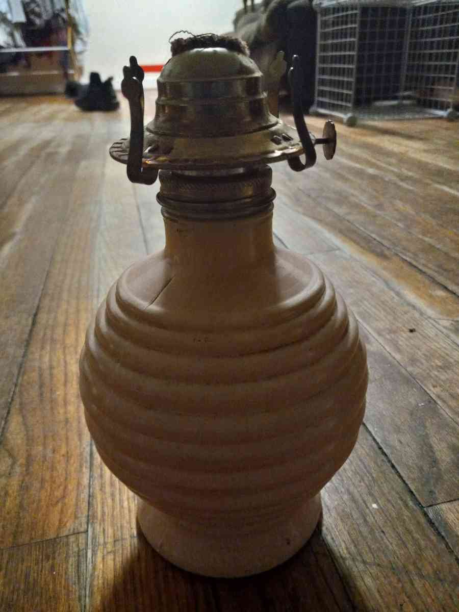 Antique oil lamp