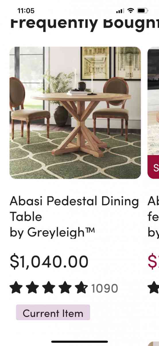 Brand new in box beautiful rustic solid wood dining table