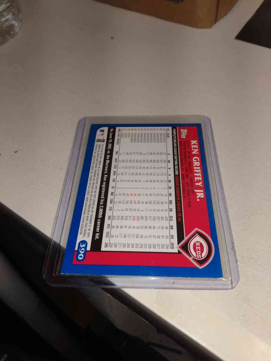 2003 Topps Ken Griffey Jr card number 390