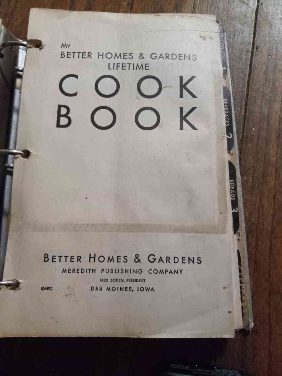 vintage Better homes and gardens cook book