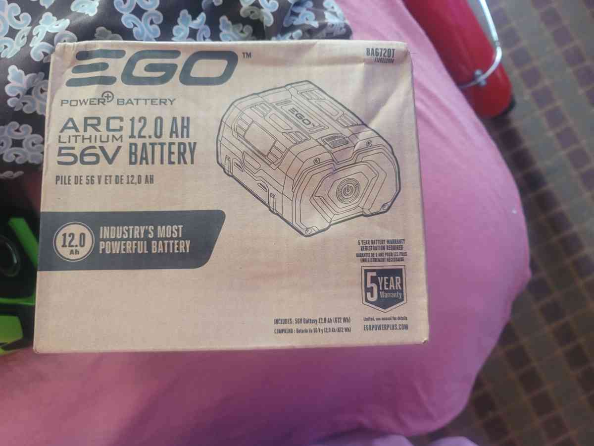 Ego 56v 12 ah Lithium Ion Battery