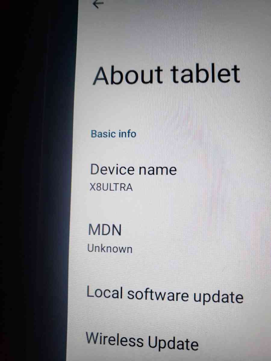 X8 Ultra Tablet with TMobile service