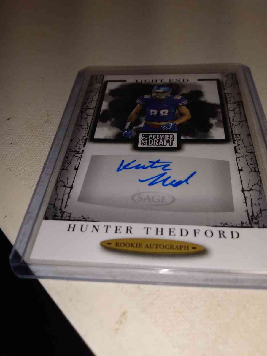 2021 premier draft Hunter thetford rookie autograph