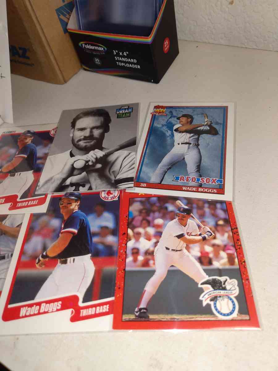 six car lot Wade boggs Hall of famer