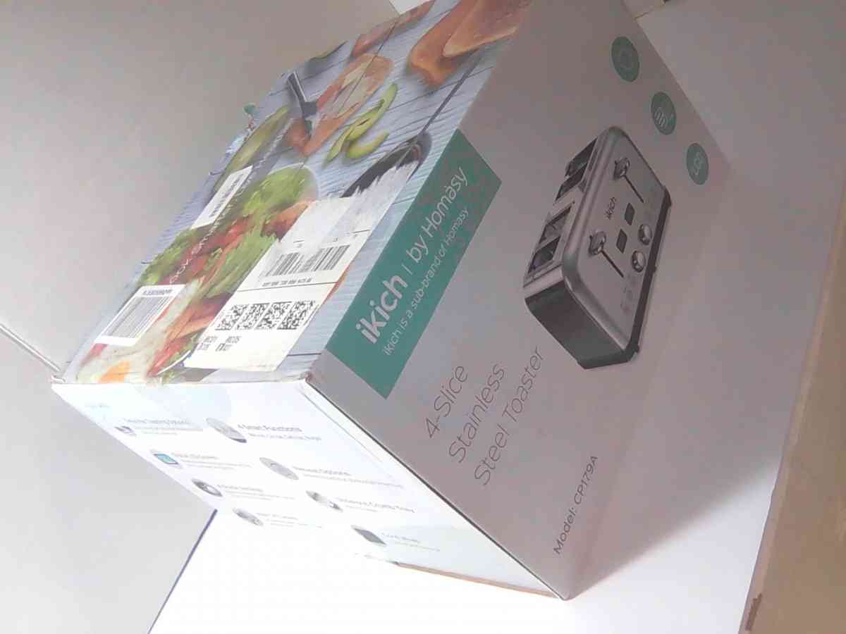 toaster ikich by Homasy stainless steel