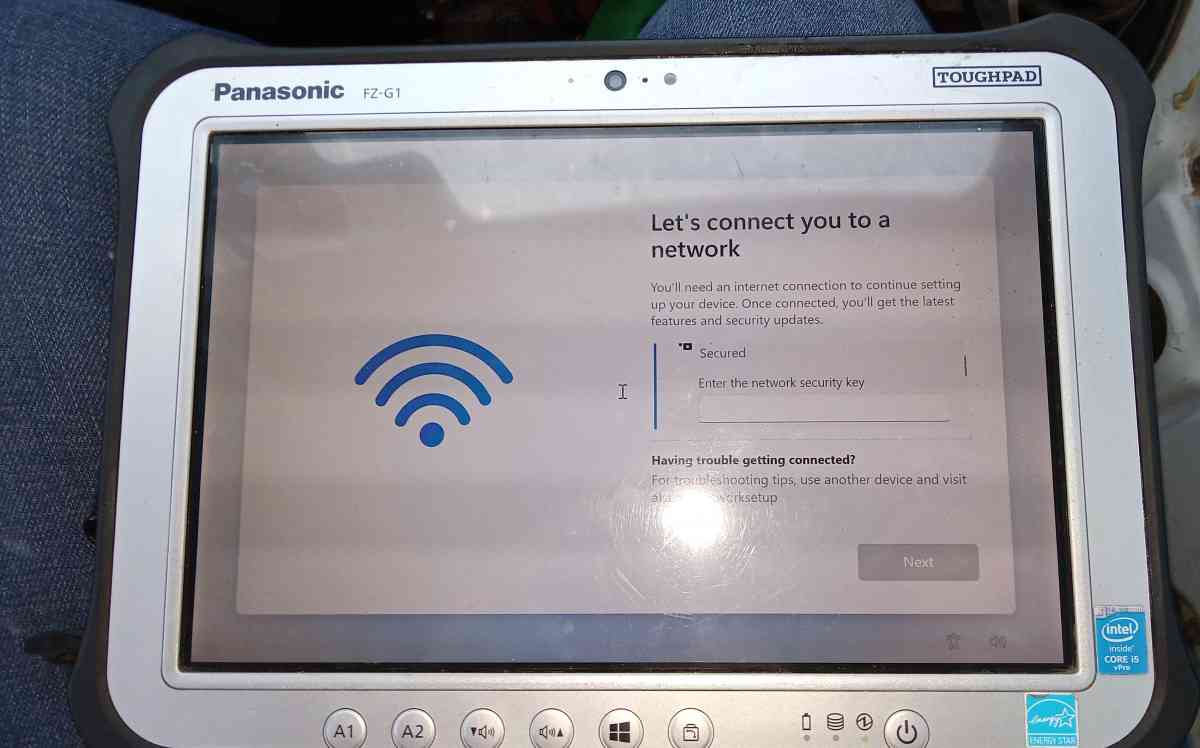 Panasonic FZG1 Toughpad