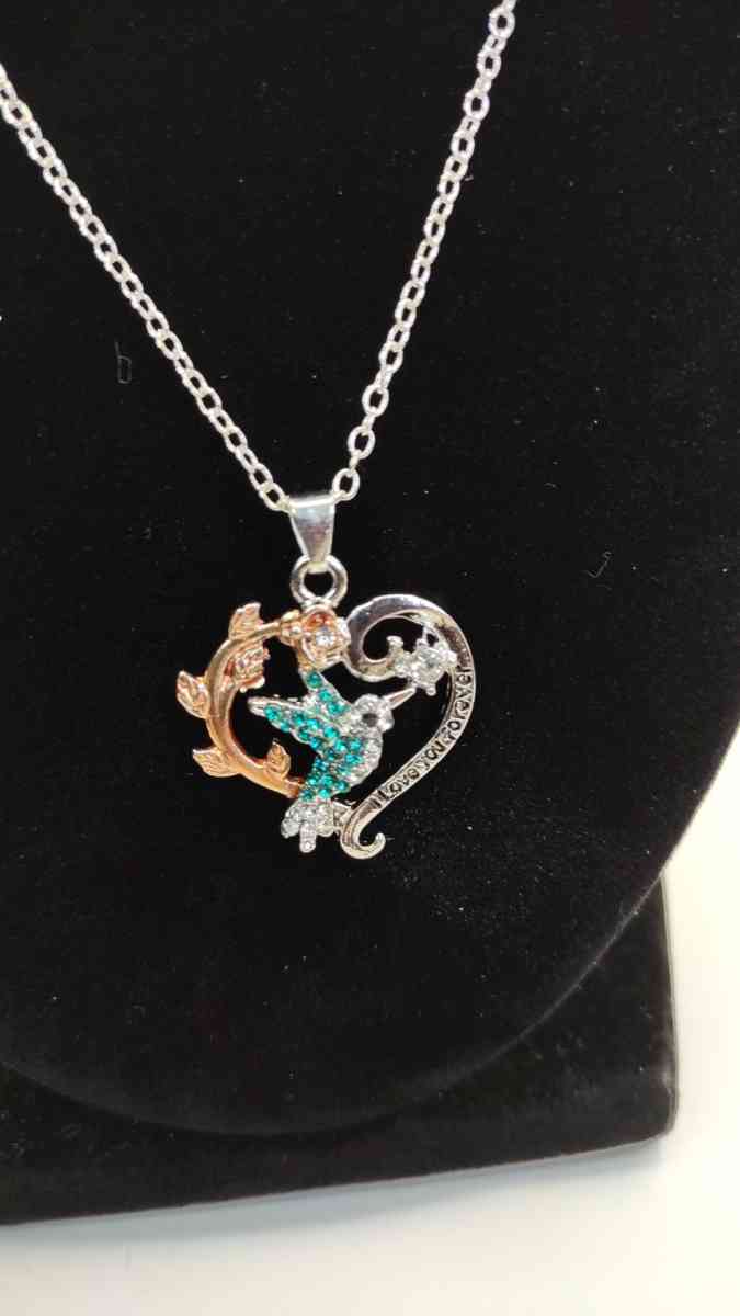 hummingbird necklace