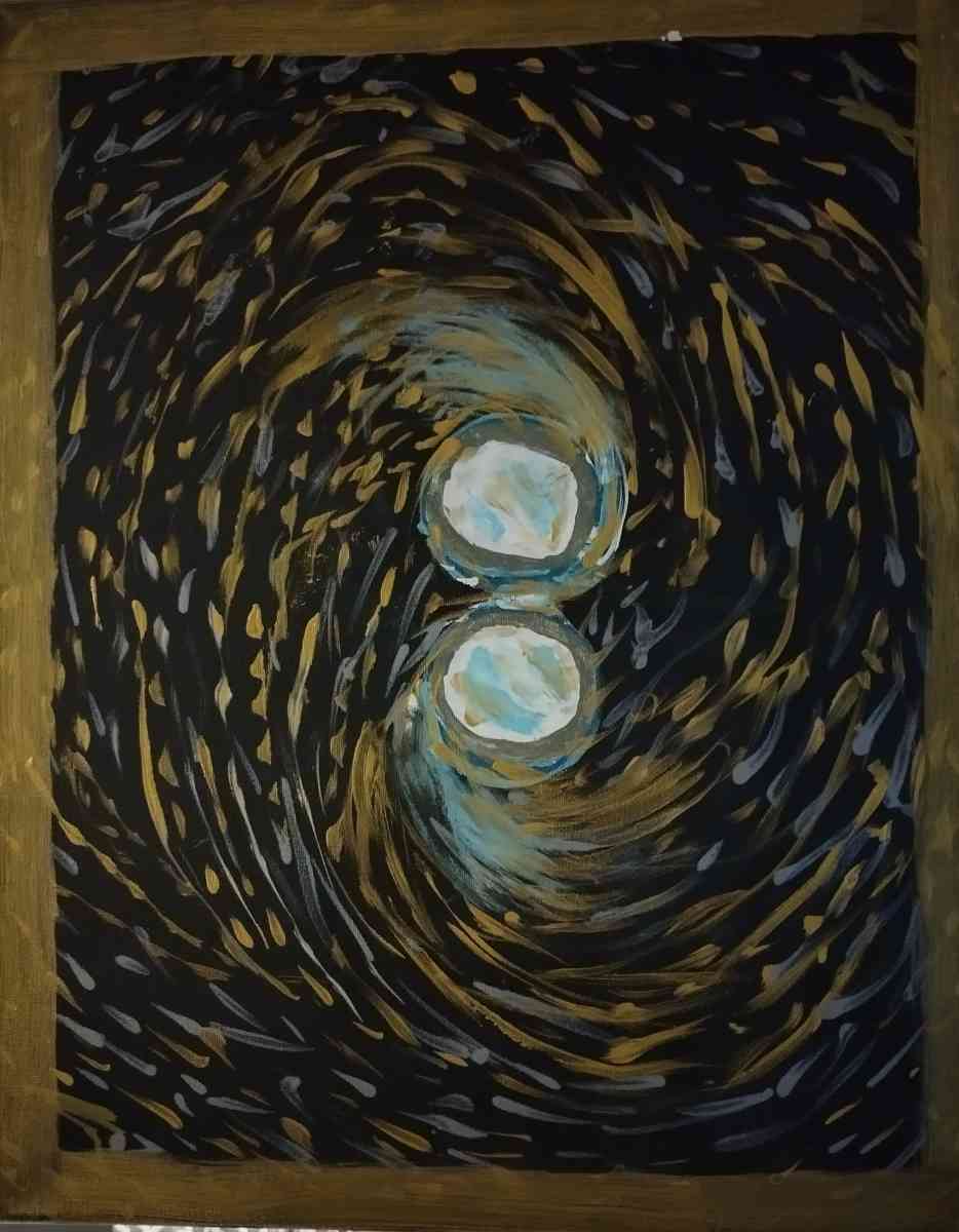 acrylic painting on canvas