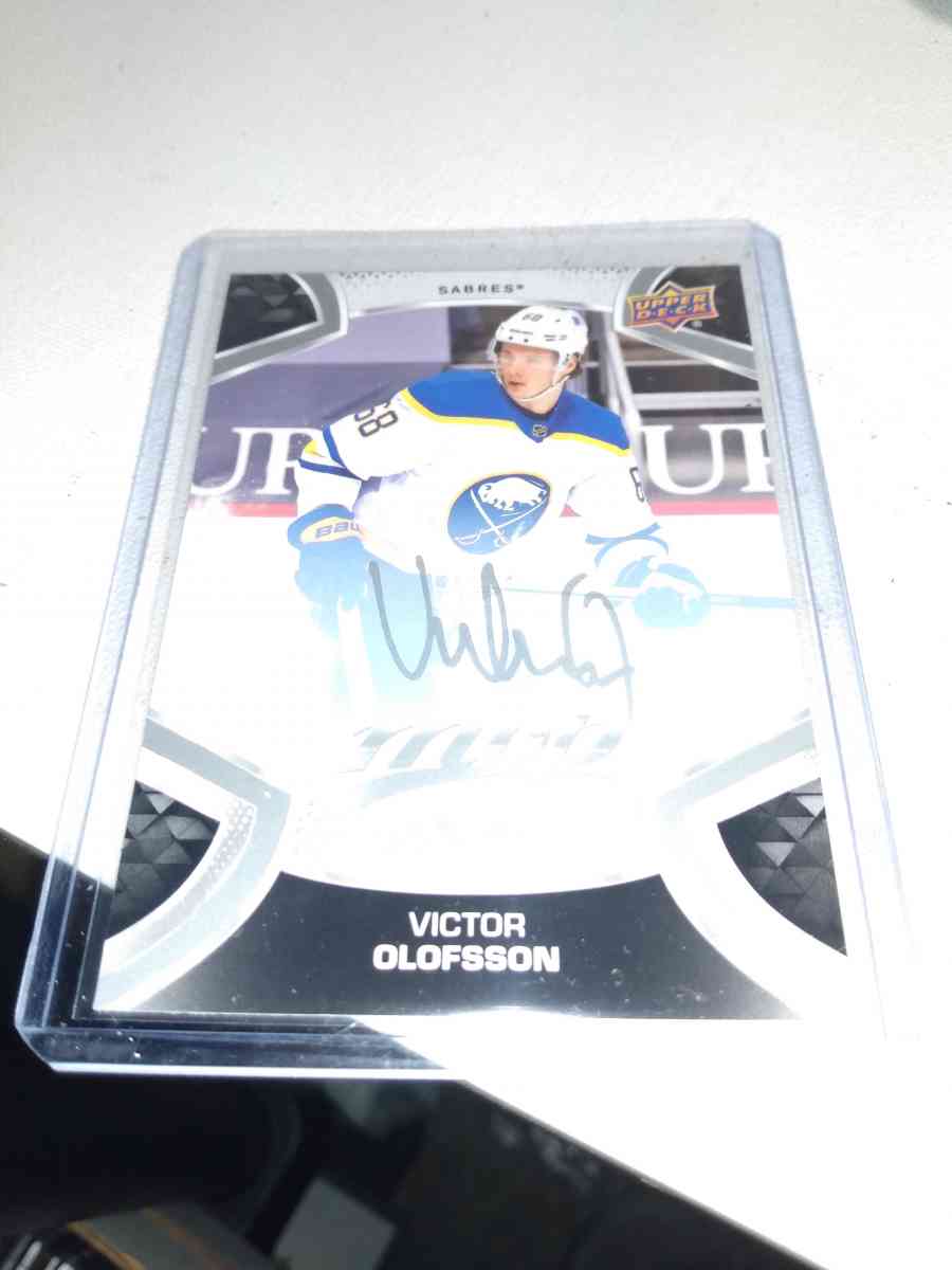 2022 MVP upper Deck autograph Victor Olofsson