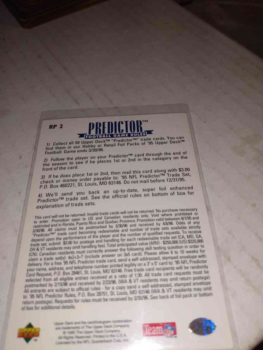 1995 upper deck Steve Young