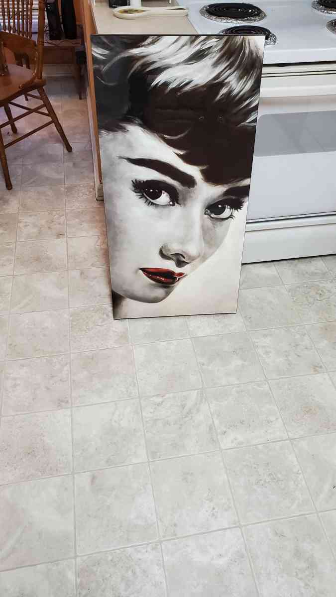 Audrey hepburn hanging wall art