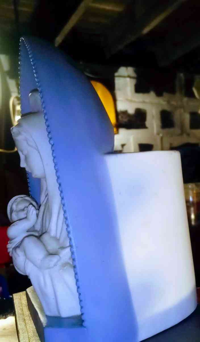 HOLY MOTHER MARY AND THE BLESSED BABY JESUS PLANTER