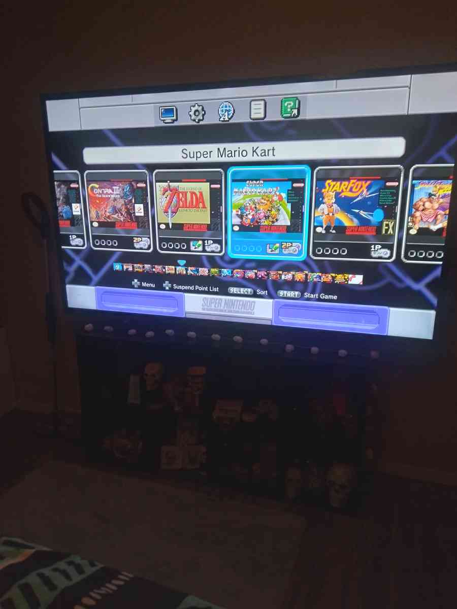 mini super nintendo with pre loaded games