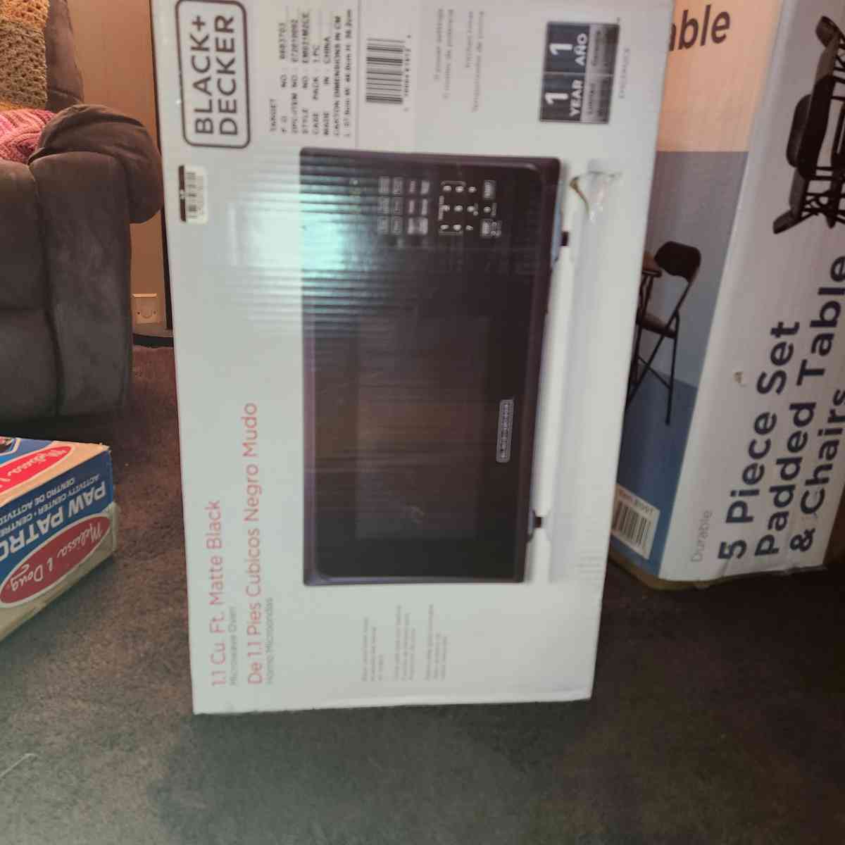 black and decker microwave