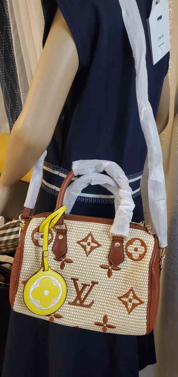 lv Raffia bag