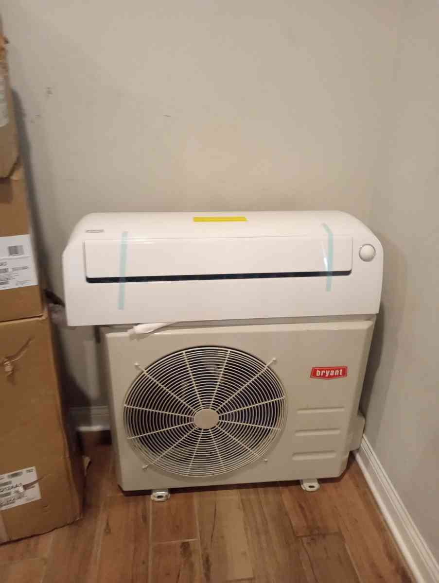 ductless hvac system mini split and outdoor heat pump