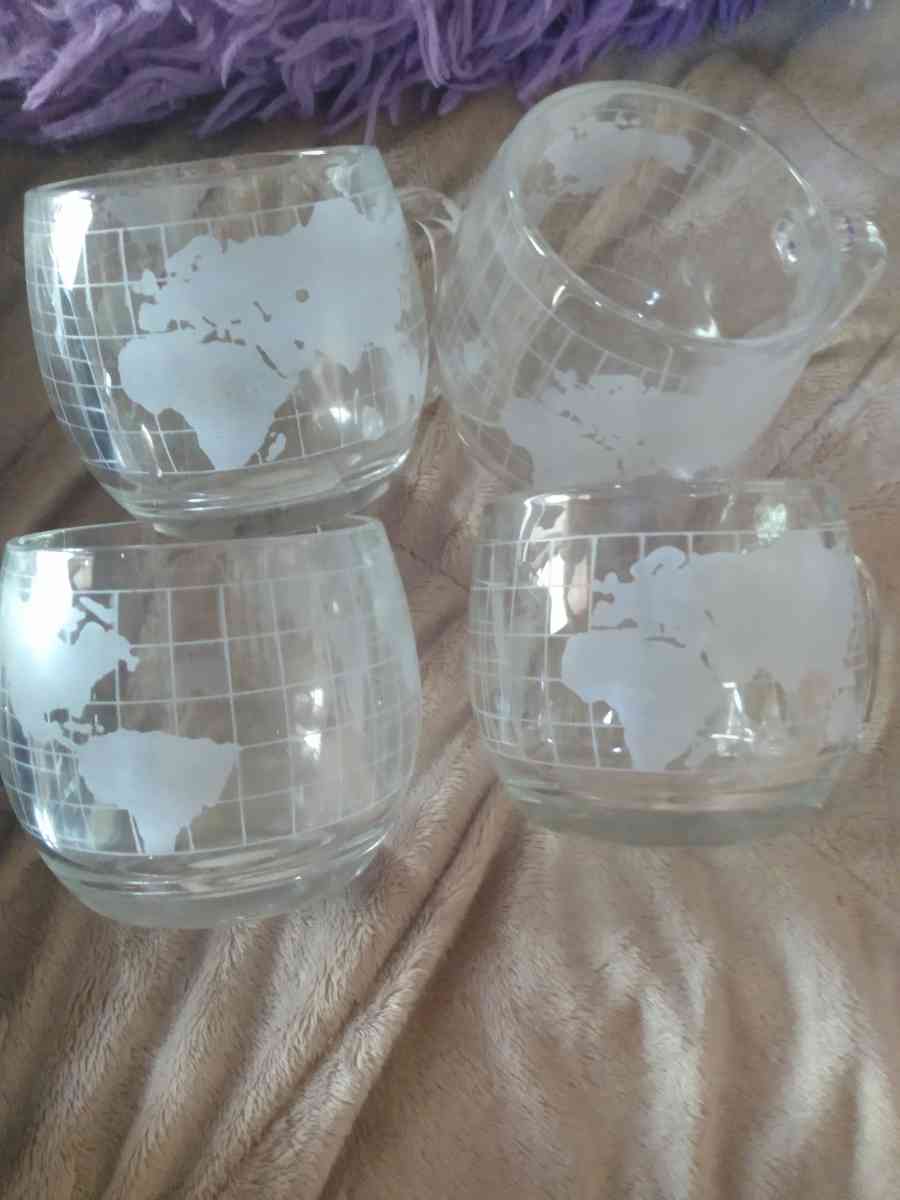 A old Antique set of Glasses before the continets split up