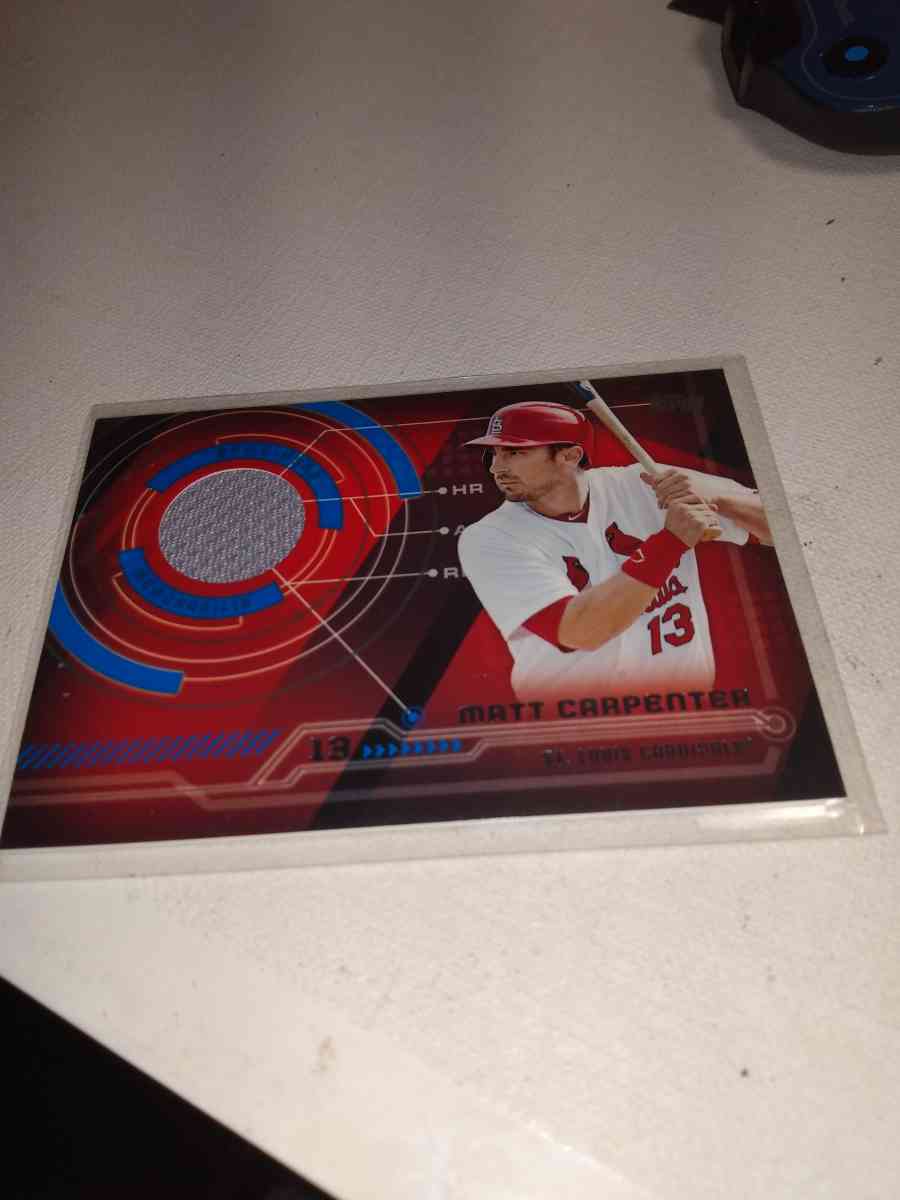 2006 Matt Carpenter Topps relic card