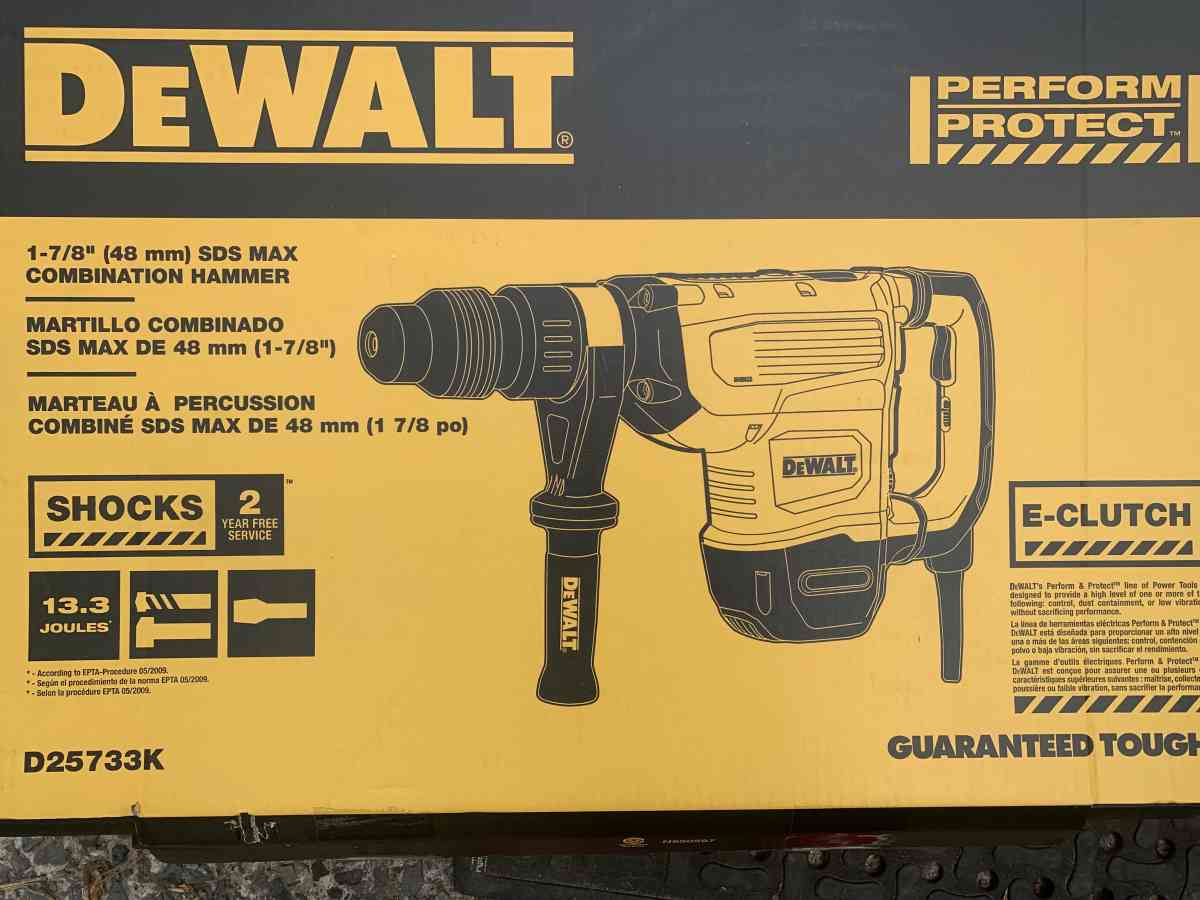 DeWALT combination hammer SDS
