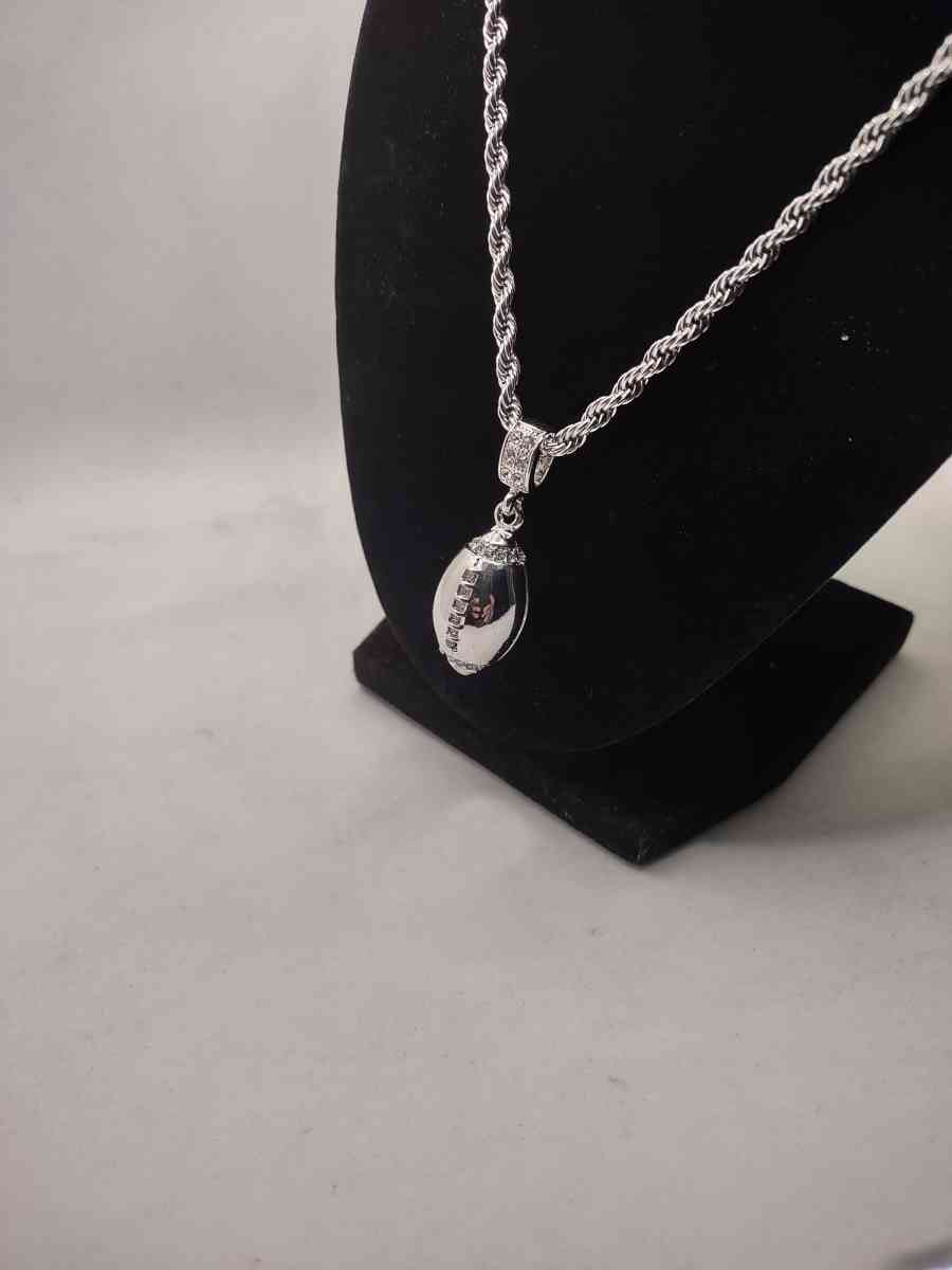 All American football necklace