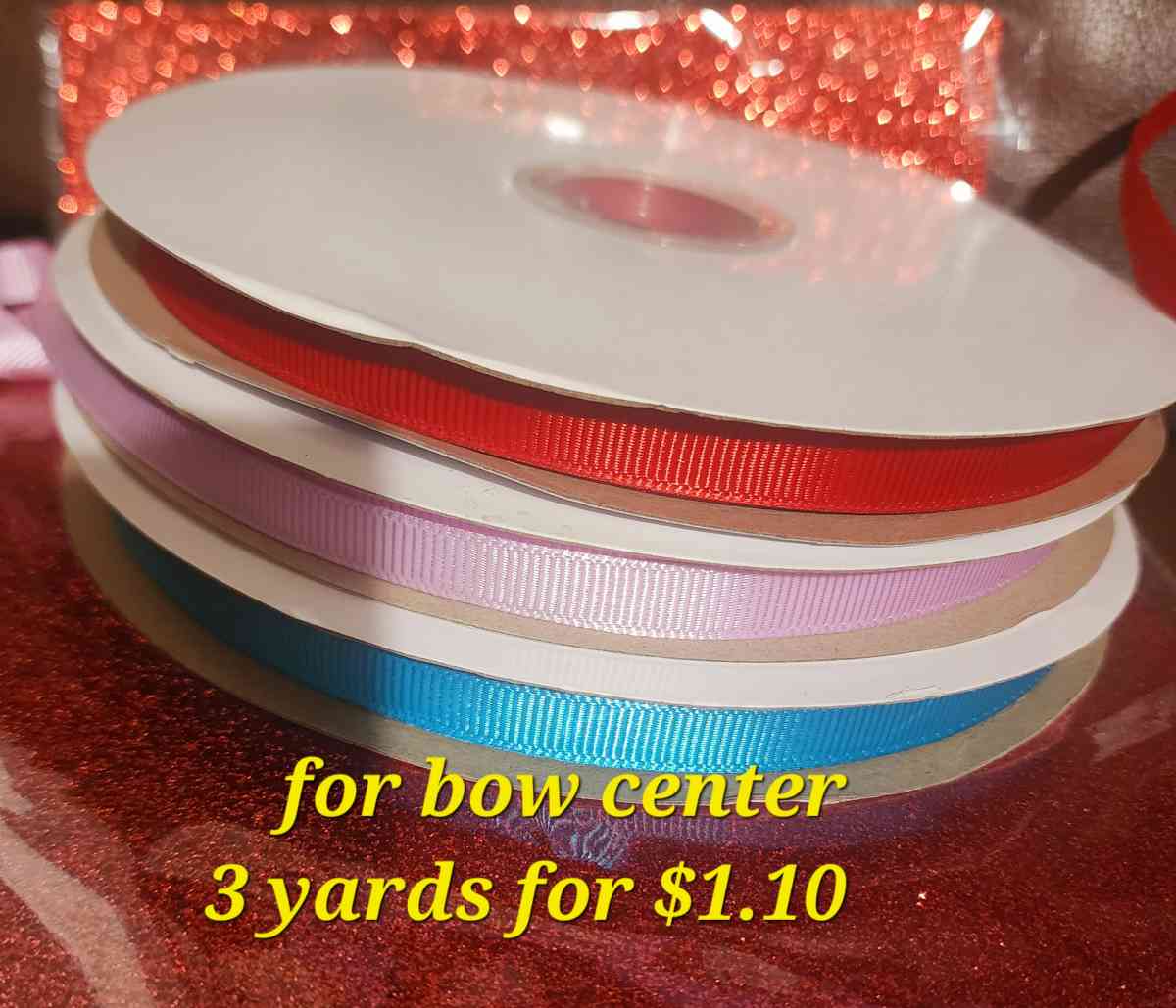 ribbon to make bows