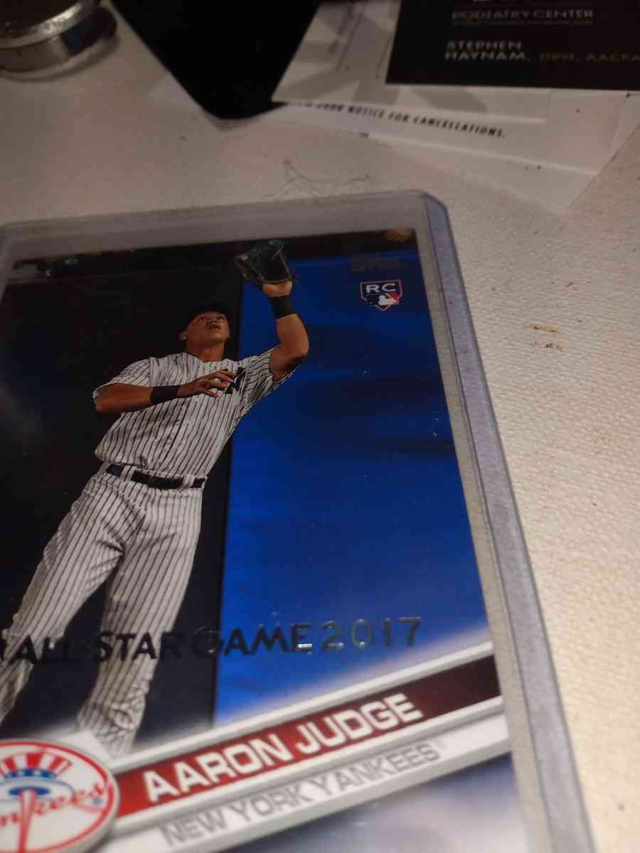 Topps 2017 AllStar game rookie card Aaron judge