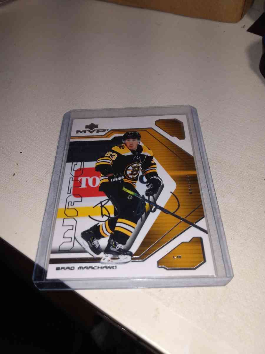 2022 MVP upper Deck autograph brad Marchsno