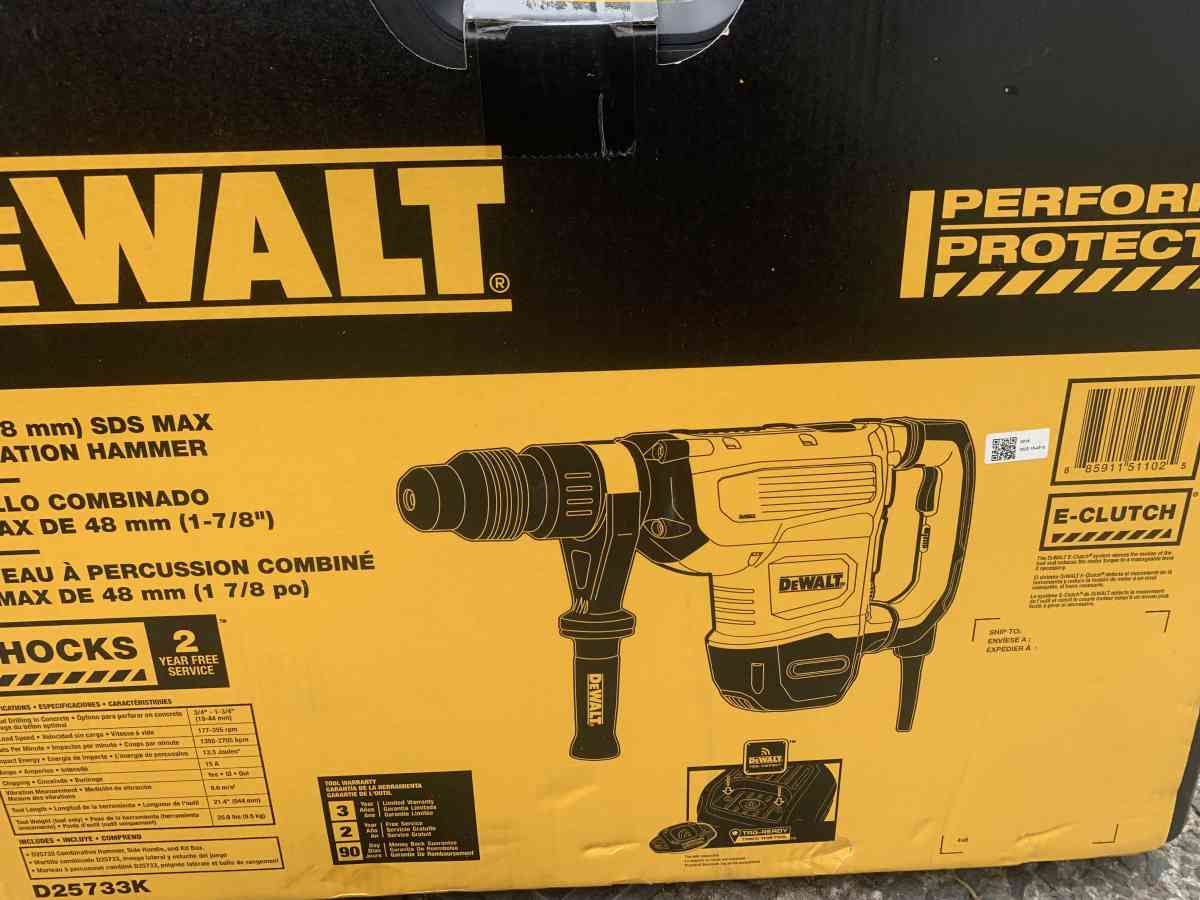 DeWALT combination hammer SDS