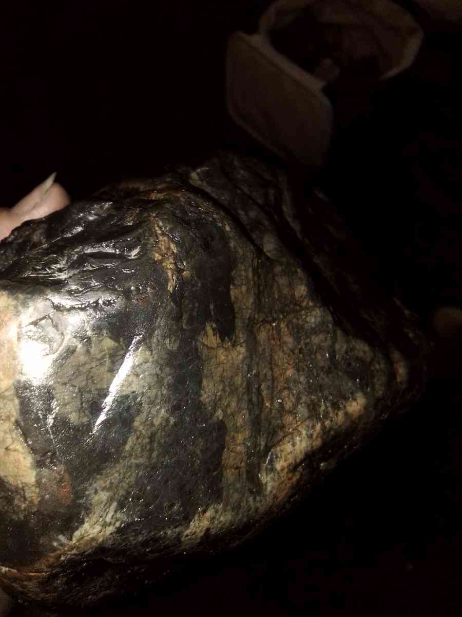 CarbonadoBrown and Yellow with and GreenChrystaline