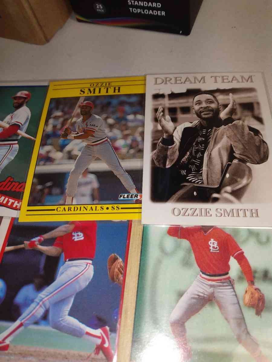 six card line the wizard Ozzie Smith Hall of famer