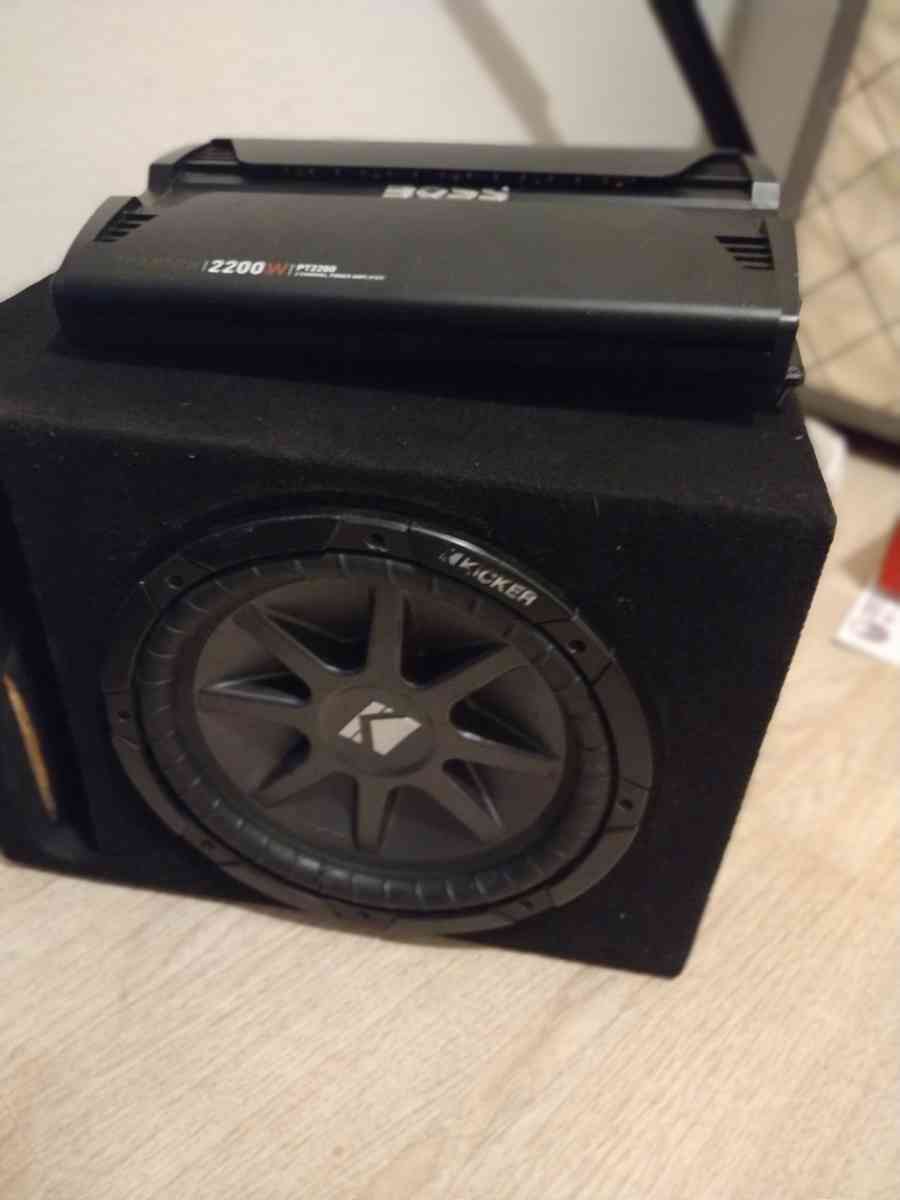 12 inch speaker subwoofer with 2200 watts amplifier