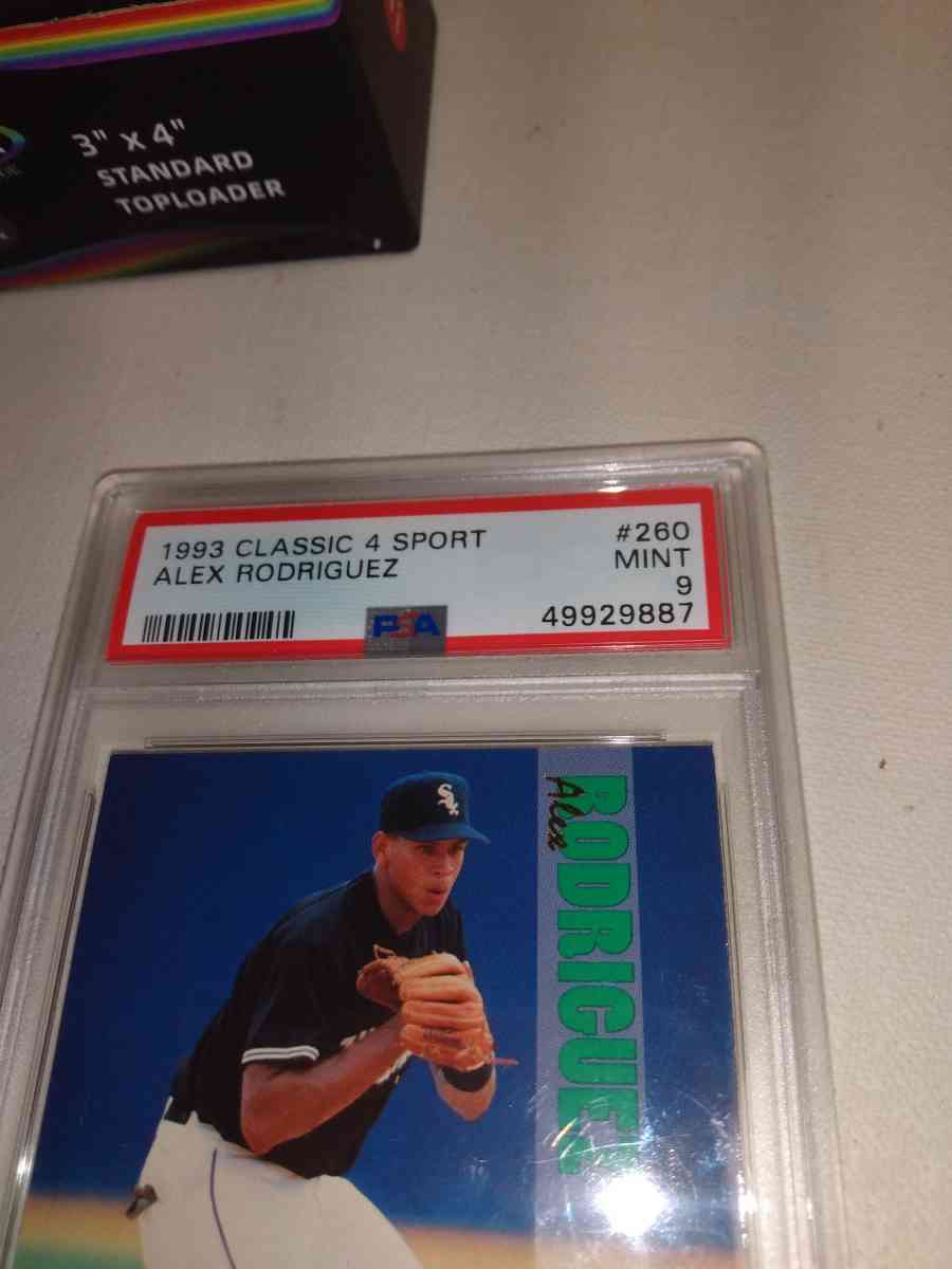 PSA 9 classic 4 sport Alex Rodriguez rookie