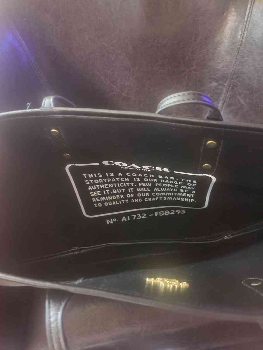 NWOT Coach tote bag