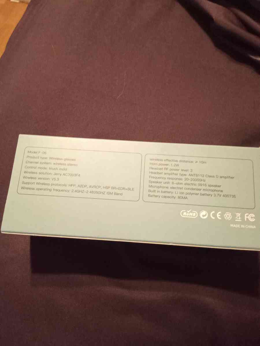 Bluetooth sunglasses