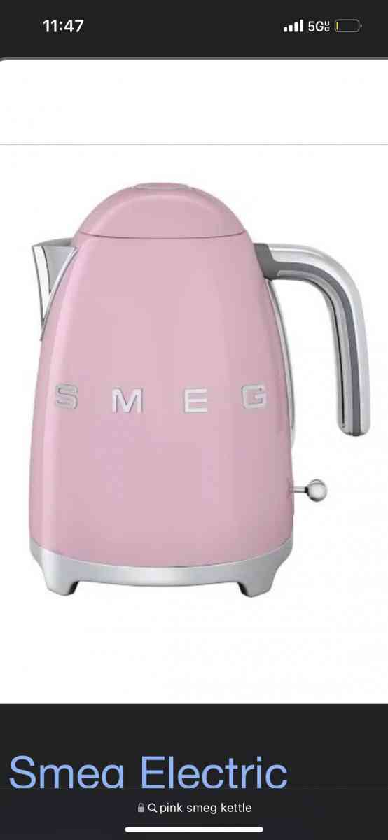smeg kettle can make hot tea coffee never used