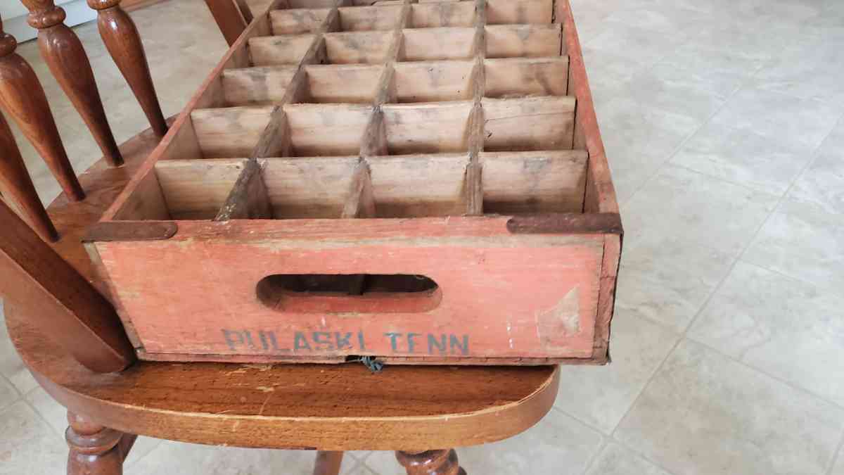 Vintage Sun Drop Soda Bottle Box